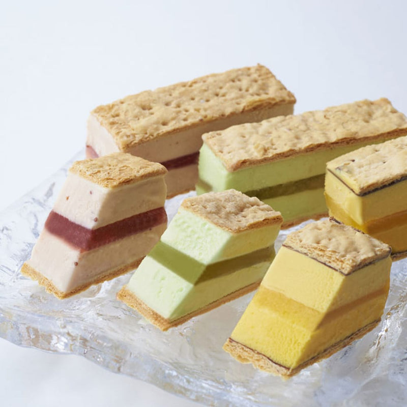 ◆銀座千疋屋 銀座ミルフィーユアイス×1箱 ◇メーカー直送▼返品・キャンセル不可【他商品との同時購入不可】