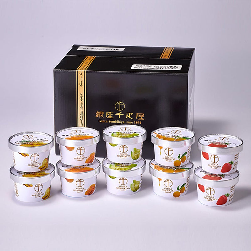 ◆銀座千疋屋 銀座プレミアムソルベ×1箱 ◇メーカー直送▼返品・キャンセル不可【他商品との同時購入不可】