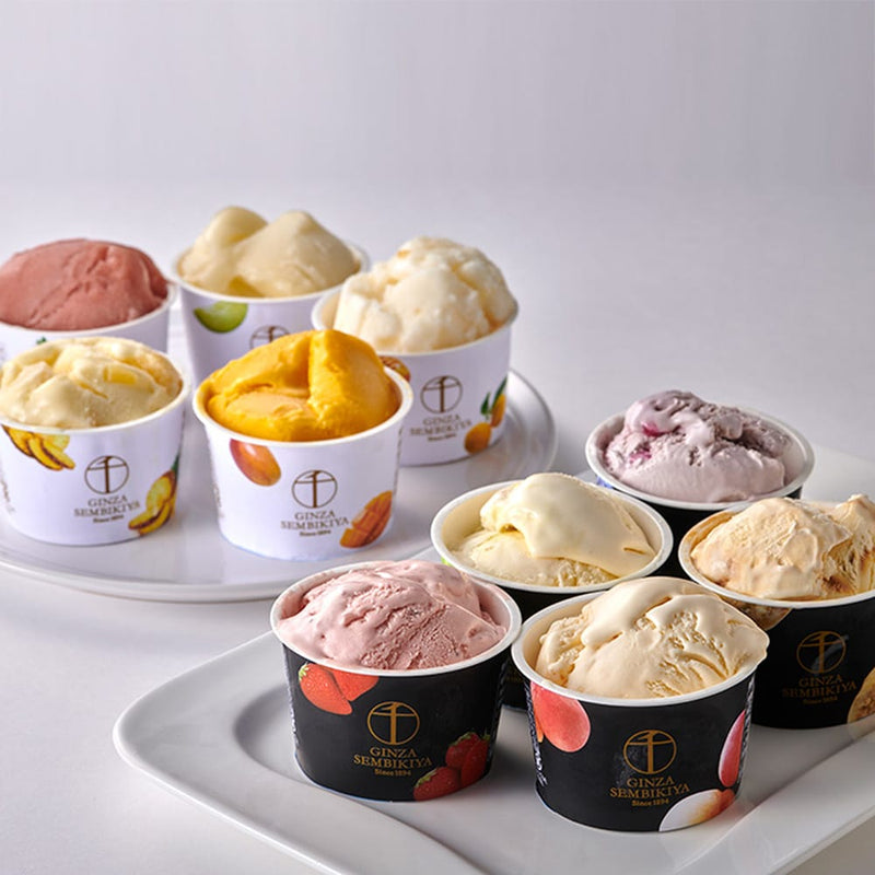 ◆銀座千疋屋 銀座プレミアムアイス＆ソルベ×1箱 ◇メーカー直送▼返品・キャンセル不可【他商品との同時購入不可】