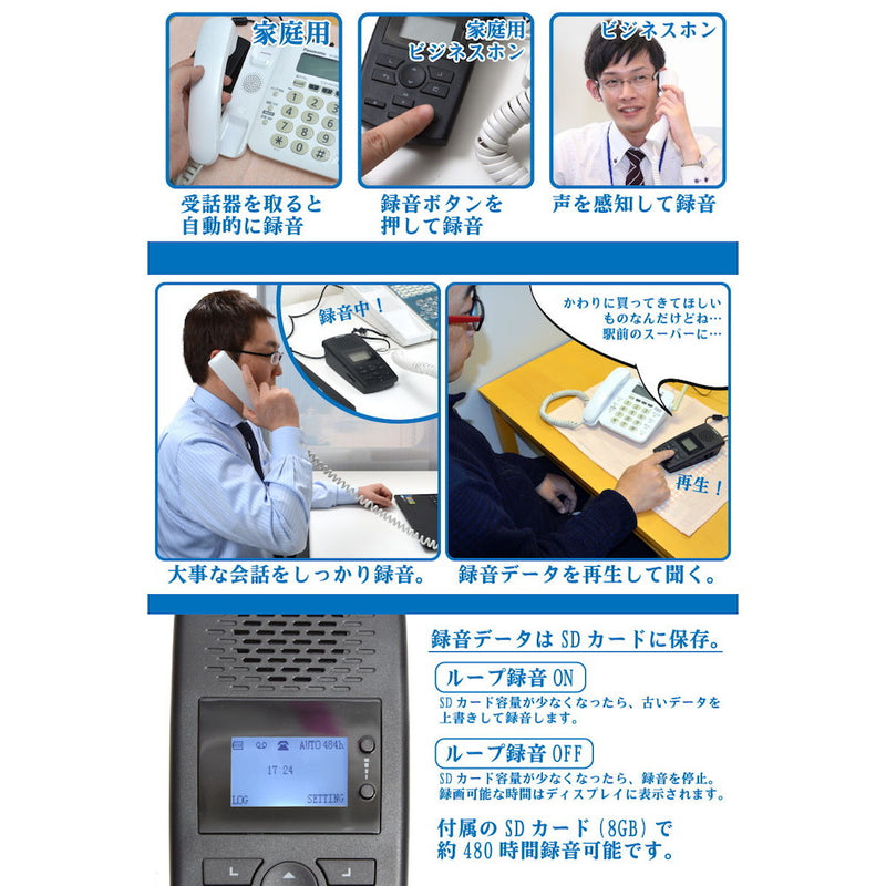 ビジネスホン対応「通話自動録音BOX2」 ANDTREC2 メーカー直送 ▼返品・キャンセル不可【他商品との同時購入不可】