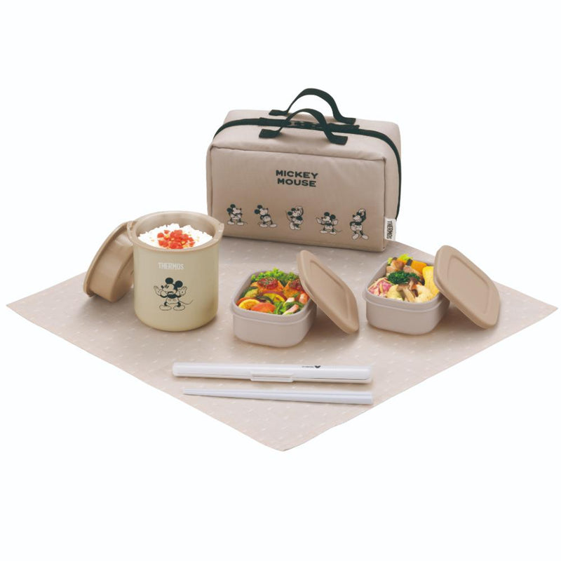 サーモス 保温弁当箱 DBQ-257DS LBE メーカー直送 ▼返品・キャンセル不可【他商品との同時購入不可】