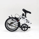 MB380 HUMMER ノーパンク16インチ折畳自転車WH メーカー直送 ▼返品・キャンセル不可【他商品との同時購入不可】