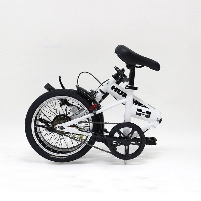 MB380 HUMMER ノーパンク16インチ折畳自転車WH メーカー直送 ▼返品・キャンセル不可【他商品との同時購入不可】