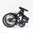 MC718 16インチ折畳み自転車BK（BAA仕様） メーカー直送 ▼返品・キャンセル不可【他商品との同時購入不可】