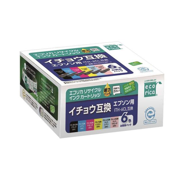 Eco Recycle Ink 6-color pack compatible with ginkgo Model number: ECI-