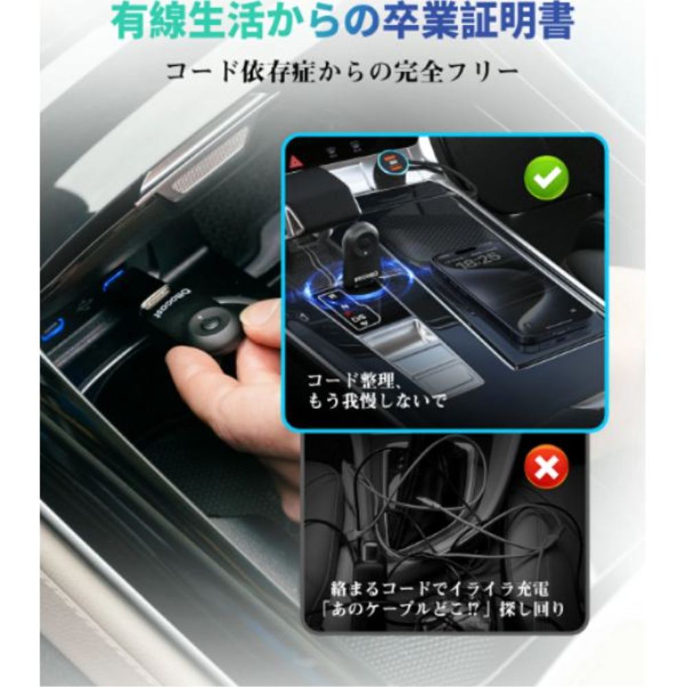 MINI CA505-T OTTOCASTMINIワイヤレス AUTOアダプター 【直送品】 返品