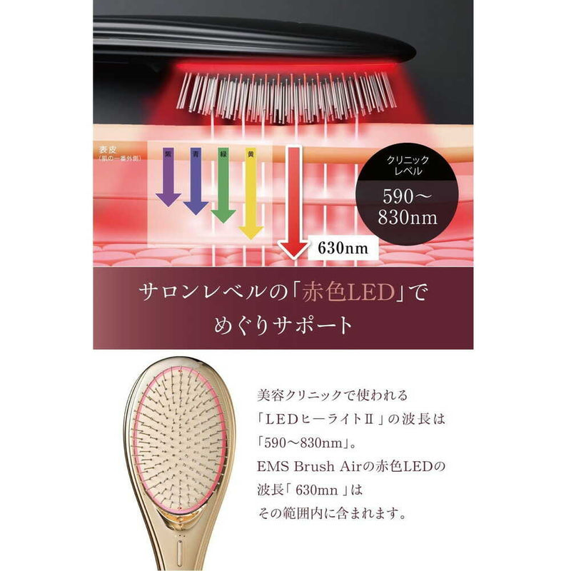 WAVEWAVE EMS Brush Air ブラック WH41-01-BK １台