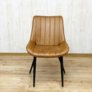 掛け心地抜群シンプルダイニングチェアー 2脚 DCRTY-LBR メーカー直送 ▼返品・キャンセル不可【他商品との同時購入不可】