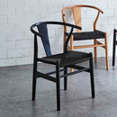 座面ペーパーコードダイニングチェアー DC-NDK-BKBK メーカー直送 ▼返品・キャンセル不可【他商品との同時購入不可】