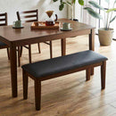 幅120cmダイニング4点セット   DC-ERN-4-BR メーカー直送 ▼返品・キャンセル不可【他商品との同時購入不可】