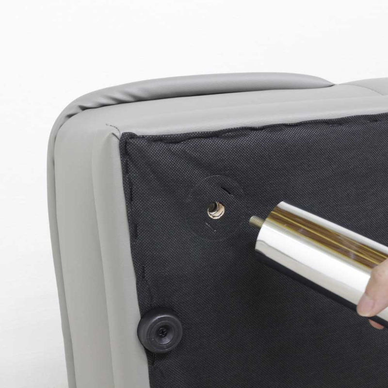 シンプルデザインソファーベッド SB-AB-LBR メーカー直送 ▼返品・キャンセル不可【他商品との同時購入不可】