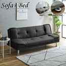 シンプルデザインソファーベッド SB-AB-BK メーカー直送 ▼返品・キャンセル不可【他商品との同時購入不可】