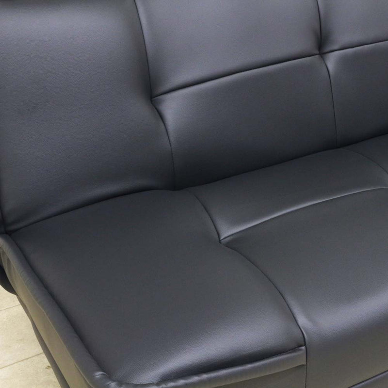 シンプルデザインソファーベッド SB-AB-BK メーカー直送 ▼返品・キャンセル不可【他商品との同時購入不可】