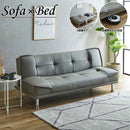 シンプルデザインソファーベッド SB-AB-GY メーカー直送 ▼返品・キャンセル不可【他商品との同時購入不可】