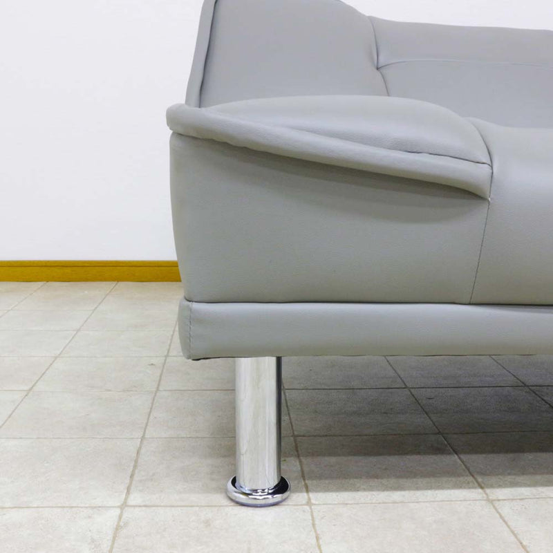 シンプルデザインソファーベッド SB-AB-GY メーカー直送 ▼返品・キャンセル不可【他商品との同時購入不可】