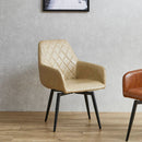 回転式ダイニングチェアー2脚入 DC-CRP-CM メーカー直送 ▼返品・キャンセル不可【他商品との同時購入不可】