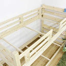 60mm角柱タイプの2段ベッド BB-MK-NA メーカー直送 ▼返品・キャンセル不可【他商品との同時購入不可】