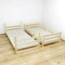 60mm角柱タイプの2段ベッド BB-MK-NA メーカー直送 ▼返品・キャンセル不可【他商品との同時購入不可】