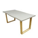 幅160cmのコンクリート調のモダンなデザインダイニングテーブル メーカー直送 ▼返品・キャンセル不可【他商品との同時購入不可】