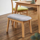 三角テーブルダイニング4点セット  DC-SAKURA-GY メーカー直送 ▼返品・キャンセル不可【他商品との同時購入不可】