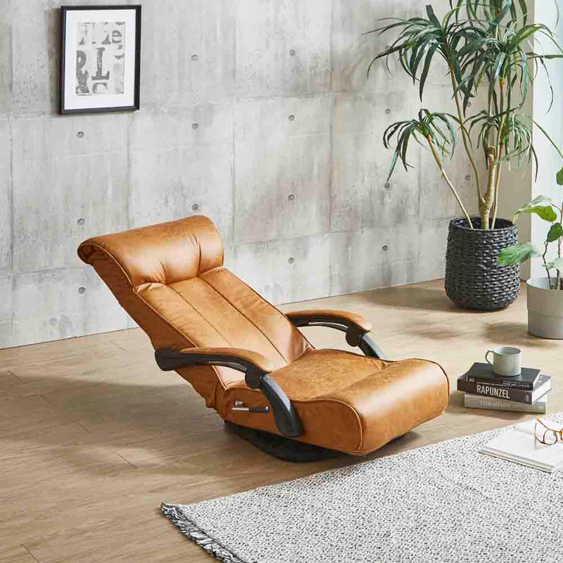 レバー式フロアチェアー ZA-TRK-BR メーカー直送 ▼返品・キャンセル不可【他商品との同時購入不可】