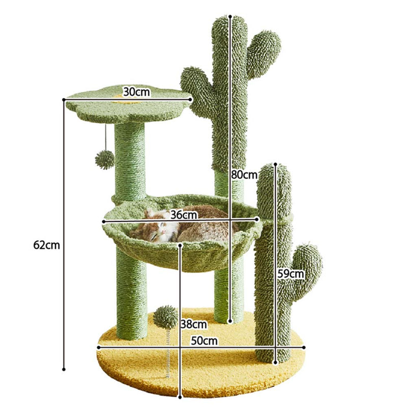 コンパクトキャットタワー サボテン メーカー直送 ▼返品・キャンセル不可【他商品との同時購入不可】