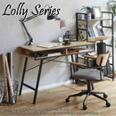 収納庫付きデスク KD-LOLLY-110SD メーカー直送 ▼返品・キャンセル不可【他商品との同時購入不可】