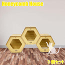 爪とぎ付きハニカムハウス 3個セット メーカー直送 ▼返品・キャンセル不可【他商品との同時購入不可】