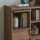 北欧風国産幅72cmの国産キャビネット CN-GY-W72-WN メーカー直送 ▼返品・キャンセル不可【他商品との同時購入不可】