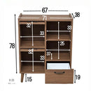 北欧風国産幅72cmの国産キャビネット CN-GY-W72-WN メーカー直送 ▼返品・キャンセル不可【他商品との同時購入不可】