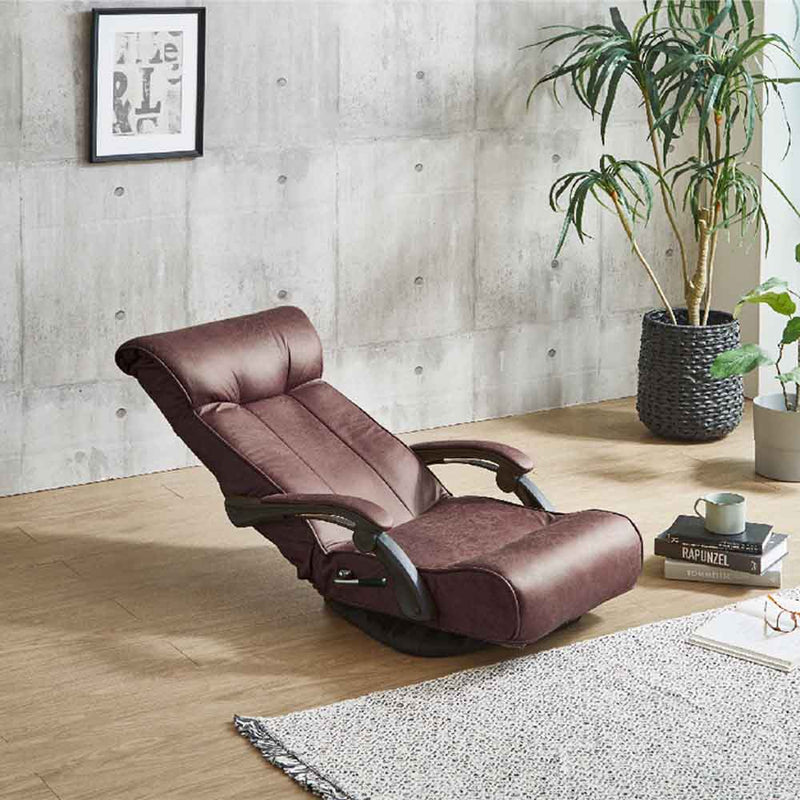 レバー式フロアチェアー ZA-TRK-DBR メーカー直送 ▼返品・キャンセル不可【他商品との同時購入不可】