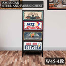 幅45-4段チェスト CH-AMERCN45-4 メーカー直送 ▼返品・キャンセル不可【他商品との同時購入不可】