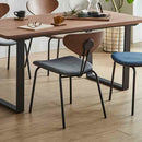 スマートなダイニングチェアー2脚入り DC-NMN-BR メーカー直送 ▼返品・キャンセル不可【他商品との同時購入不可】