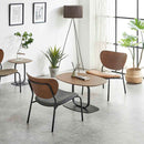 スマートなラウンジチェアー2脚入り RC-NMN-BR メーカー直送 ▼返品・キャンセル不可【他商品との同時購入不可】