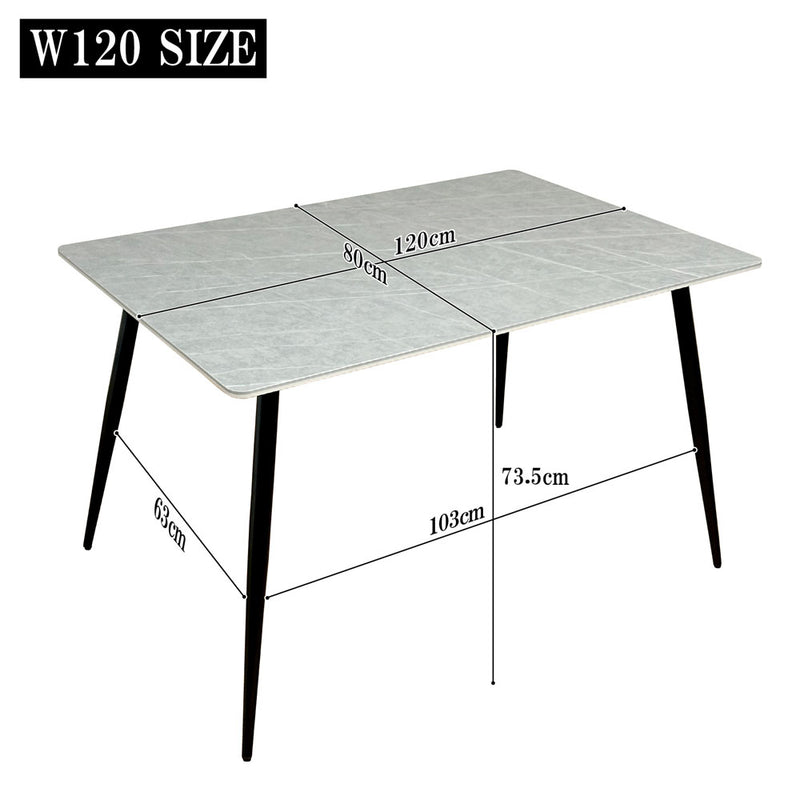 幅120cmセラミックダイニングテーブルDT-MYT-120 メーカー直送 ▼返品・キャンセル不可【他商品との同時購入不可】