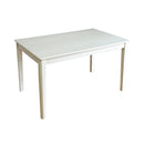 幅120cmダイニングテーブル DT120-ERN-WH メーカー直送 ▼返品・キャンセル不可【他商品との同時購入不可】