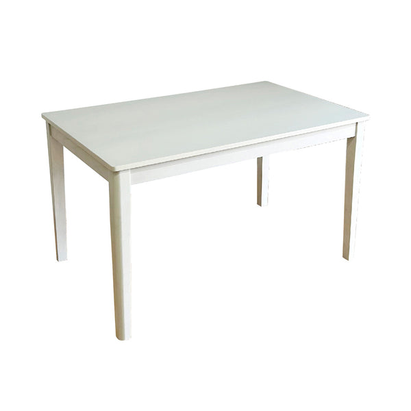 幅120cmダイニングテーブル DT120-ERN-WH メーカー直送 ▼返品・キャンセル不可【他商品との同時購入不可】