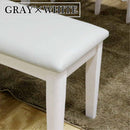 幅90cmダイニングベンチ BT-ERN-WH メーカー直送 ▼返品・キャンセル不可【他商品との同時購入不可】