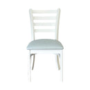 ダイニングチェアー2脚組 DCHAIR-ERN-WH メーカー直送 ▼返品・キャンセル不可【他商品との同時購入不可】