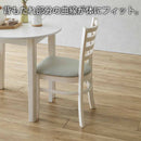 ダイニングチェアー2脚組 DCHAIR-ERN-WH メーカー直送 ▼返品・キャンセル不可【他商品との同時購入不可】