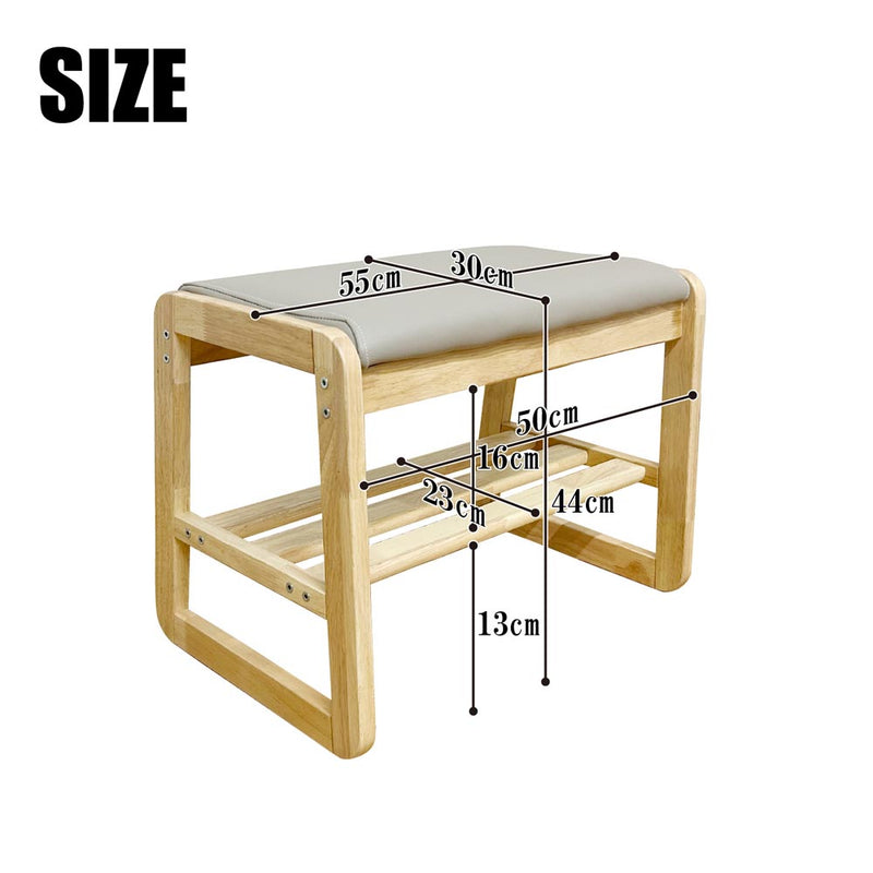 幅55cmシューズベンチBT-SHOE-BENCH-W55-NA メーカー直送 ▼返品・キャンセル不可【他商品との同時購入不可】