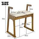 幅51cmちょい掛け肘付きスツール ST-TYOIKAKE-BR メーカー直送 ▼返品・キャンセル不可【他商品との同時購入不可】