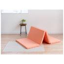 4つ折りマットレス シングル 厚み5センチ オレンジ メーカー直送 ▼返品・キャンセル不可【他商品との同時購入不可】