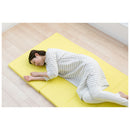 4つ折りマットレス シングル 厚み5センチ イエロー メーカー直送 ▼返品・キャンセル不可【他商品との同時購入不可】