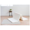 4つ折りマットレス シングル 厚み4センチ アイボリー メーカー直送 ▼返品・キャンセル不可【他商品との同時購入不可】