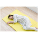 4つ折りマットレス シングル 厚み4センチ イエロー メーカー直送 ▼返品・キャンセル不可【他商品との同時購入不可】