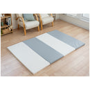 ベビープレイマット ワイドサイズ グレー×ホワイト メーカー直送 ▼返品・キャンセル不可【他商品との同時購入不可】