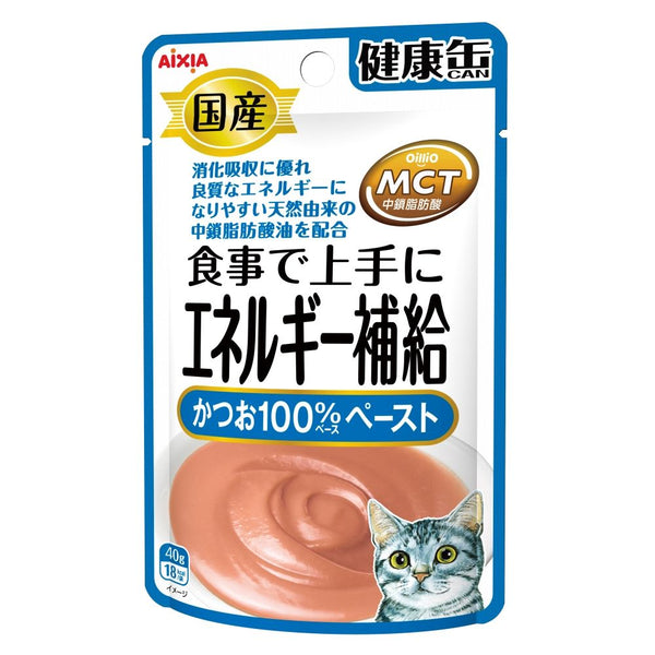 アイシア 国産　健康缶パウチエネルギー補給　かつおペースト 40g