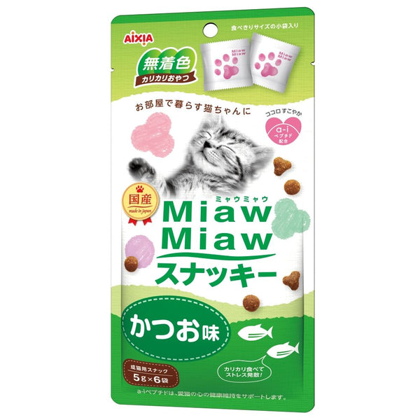 アイシア MiawMiawスナッキーかつお味 30g