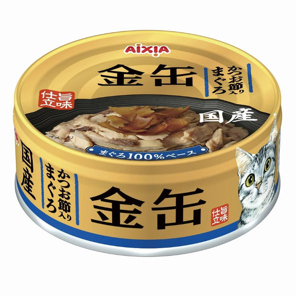 アイシア 金缶かつお節入りまぐろ 70g